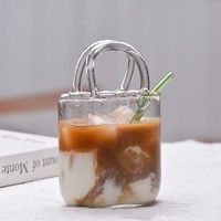 770ml Creative sac à main forme fruits vin Cocktail verre tasse clair vide jus lait café verre boisson bouteille