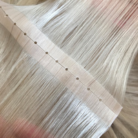 Trame de cheveux bruts de cuticule vierge de luxe Trame de trou entier injecté double face Ajouter du volume de cheveux Bande invisible populaire Trame de cheveux humains