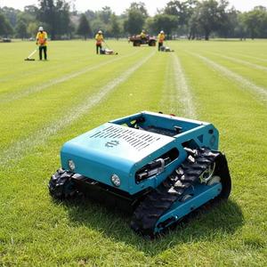 Gasoline <b>Remote</b> <b>Control</b> Crawler Lawn Mower 550mm Cutting Width for Orchard Garden Slope Grass Cutting - Product Image 6