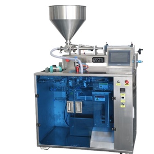 Machine de remplissage et d'emballage entièrement automatique pour sachets préformés à fermeture éclair, pour ketchup, sauce tomate, miel et beurre de cacahuète - Product Image 1