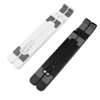 Support d'ordinateur portable pour bureau Support réglable pour ordinateur portable ABS + Silicone pliable Support pour ordinateur portable