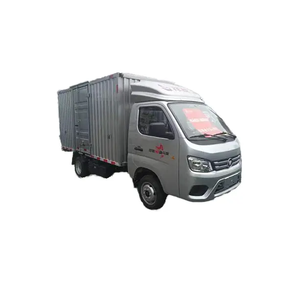 FOTON 4x2 Cargo Truck VAN Small BOX TRUCK Mini Car for Sale Left Hand Drive 4 Seater Mini Truck Manual Euro 6