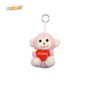 Famipet Fabricant en gros Nouveau design Rose Adorable Peluche douce en forme de sac à main, porte-clés et jouet - Product Image 4
