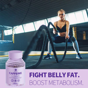 Nhãn hiệu riêng tự nhiên <span class=keywords><strong>caffeine</strong></span> Gummies Vitamin B6 B12 bổ sung năng lượng với chiết xuất hạt cà phê cho thanh thiếu niên và người lớn - Product Image 2