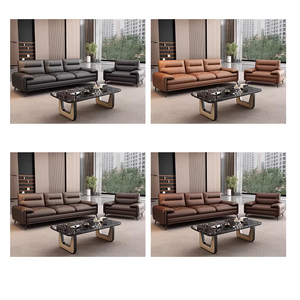 Ensemble <span class=keywords><strong>de</strong></span> canapés trois places pour bureau, zone <span class=keywords><strong>de</strong></span> repos, <span class=keywords><strong>réception</strong></span> professionnelle et <span class=keywords><strong>salle</strong></span> <span class=keywords><strong>de</strong></span> réunion, idéal pour les cadres - Product Image 5