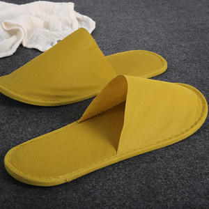 Pantuflas Desechables Ecológicas de Tela No Tejida al por Mayor para Fabricantes, Artículos de Hotel Portátiles para el Hogar, Hostelería, <span class=keywords><strong>Hoteles</strong></span> y Alojamientos - Product Image 4