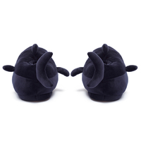 Chausson en peluche requin drôle Chausson en coton requin dessin animé Chausson hiver intérieur chaussures chaudes Chausson en peluche