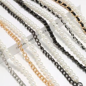 Fashionable DIY <strong>Bag</strong> <strong>Accessories</strong> Multi-Style Pearl Metal Chain Straps Various Designs Colors Versatile Replacement <strong>Bag</strong> - Product Image 4