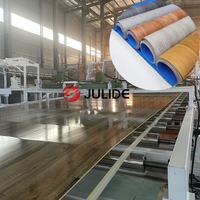 Automatische PVC-Spinn-Teppich- und Bodenmatten-Extrusionslinie für Bauanwendungen mit Hoher Produktivität Einschnecken-Extrusionsmaschine