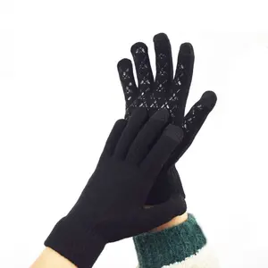 Sihirli örgü Unisex dokunmatik termal kış dokunmatik ekran Smartphone sürme motosiklet kamp spor eldiven