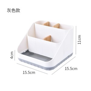 Modern Flexible Design High-Capacity Plastic <strong>Storage</strong> <strong>Box</strong> for Home Desktop Bathroom &amp; Living Room Organization - Product Image 2