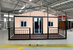 20 Foot 2 Container <b>House</b> Modern Minimalist Design with Light Steel Framing - Product Image 1