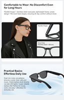 Lunettes Intelligentes IA X01 Ultra Personnalisées avec Caméra 8MP, Enregistrement Vidéo 4K HD, Audio Ouvert ENC, Traduction en Temps Réel, Lunettes de Soleil Intelligentes
