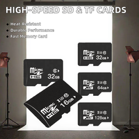 Kartu Memori TF Kecepatan Tinggi 64GB Kelas 10 Kartu Micro SD Tahan Panas untuk Ponsel Kamera Dash Cam 22 Tahun Pabrik