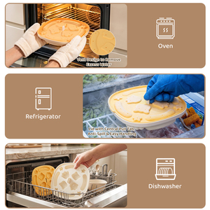 Moule de cuisson antiadhésif pour gâteau vapeur à la saucisse, moule en silicone 3D personnalisé de qualité alimentaire pour aliments complémentaires pour bébés - Product Image 5