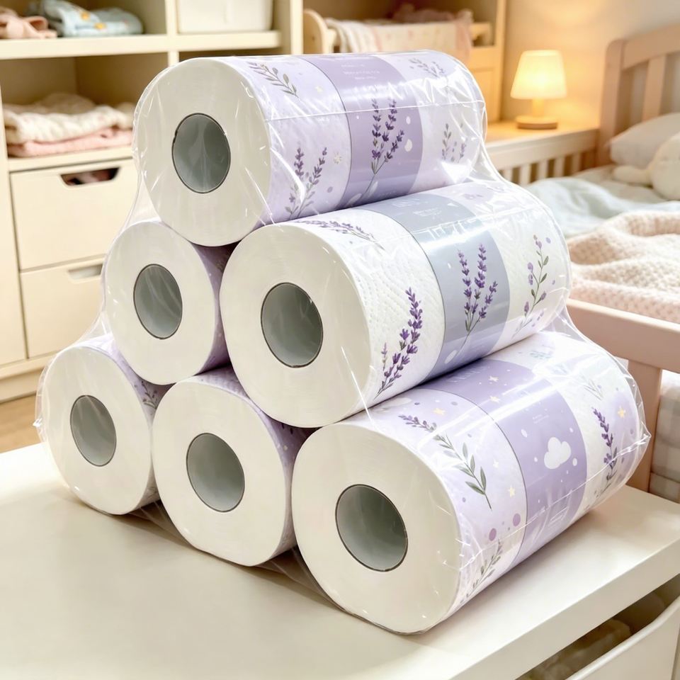 Classic Wood Pulp Paper Towels Biodegradable Soft and Hygienic Home ...