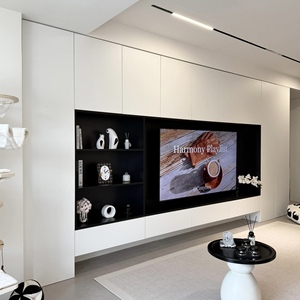 <span class=keywords><strong>Mobili</strong></span> <span class=keywords><strong>Moderni</strong></span> per Casa e Hotel: Mobile TV Sospeso in Legno con Illuminazione LED per <span class=keywords><strong>Soggiorno</strong></span> - Product Image 2