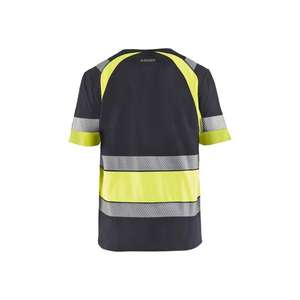 BLAKLADER - 342110309633XXL T-shirt Gris moyen/Jaune haute visibilité-EAN 7330509815359 HI-VIS WORKWEAR - Product Image 2