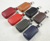Étui universel pour clés de voiture, sac de protection pour clés avec crochet en métal et fermeture éclair, noir