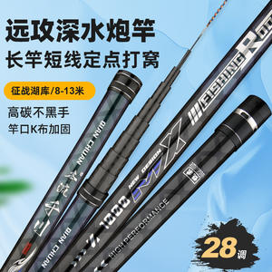 Caña de Pescar Telescópica Dian Chuan Long Section Cannon Rod 8-13m, Ligera y Resistente, Acción 28, para Pesca de Carpas - Product Image 5