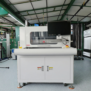 Machine de découpe laser bimode 320*350mm pour le traitement des pochoirs en aluminium FR-4, avec système de vision autofocus, nouveau moteur et PLC - Product Image 4