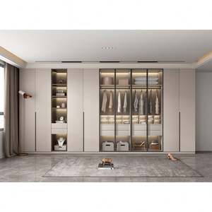 ตู้เสื้อผ้าแบบวอล์กอิน ดีไซน์ทันสมัย ผลิตตามสั่ง ทำจากไม้ - Product Image 5