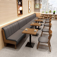 Ensemble de canapés en cuir orange/gris de style moderne, en forme de U, pour restaurant, banquette demi-cercle pour café