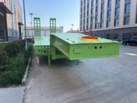 Semi-remorque à plateau surbaissé ultra haute capacité, haute sécurité, entièrement personnalisable avec 2 ou 3 essieux