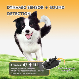 IP67 Pantalla a color TFT impermeable Virate Bark <span class=keywords><strong>Shock</strong></span> <span class=keywords><strong>Collar</strong></span> antiladridos - Product Image 6