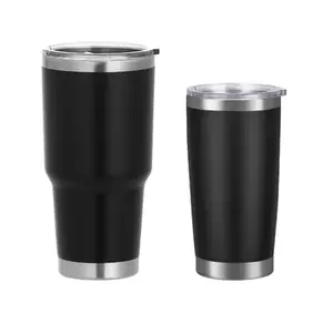 Wide Mouth 20oz 30oz Multiple Capacity Stainless Steel Vacuum Thermo Insulated Mug Double Wall Cold Coffee Tumbler