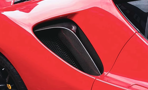 Kit de carrosserie d'évents latéraux en fibre de carbone sèche de style OEM pour 2020-2021 pour <span class=keywords><strong>FERRARI</strong></span> <span class=keywords><strong>SF90</strong></span> - Product Image 5
