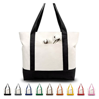 Bolsa de Tela Personalizada con Cierre de Cremallera Superior, Bolsa de Lona Reutilizable para Artículos Esenciales Diarios con Logotipo Impreso Personalizado