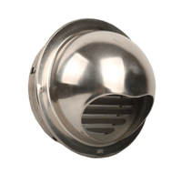 Grille d'échappement en acier inoxydable 304/201, 4, 5, 6 pouces, Grille de plafond murale, couvercle de conduit, sortie de chauffage