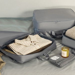 Clothing Organizer Storage <b>Bag</b> Rectangle Polyester Travel Portable Clothing <b>Bag</b> for Trip Use - Product Image 1