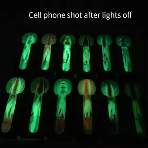 เหยื่อตก<span class=keywords><strong>ปลา</strong></span>รูปปลาหมึกแบบนิ่มเรืองแสงตะขอคาร์บอนเรืองแสงได้ช้าเหยื่อนุ่มทำจากพลาสติก<span class=keywords><strong>ยาง</strong></span>เทียม - Product Image 5