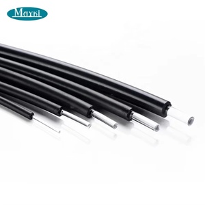 สายไฟเบอร์ออปติกแบบปลายเรืองแสงสีดำขนาด 1.0 มม. พร้อมปลอกหุ้มสีดำ PVC สำหรับไฟส่องสว่างปลายสาย ไฟเบอร์ออปติก PMMA ชุดอุปกรณ์ไฟ LED สำหรับสระว่ายน้ำ DIY - Product Image 2