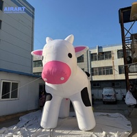 Ballon de vache géante gonflable de nouvelle conception pour réunion d'échange, ballon de vache gonflable, jouet de vache gonflable