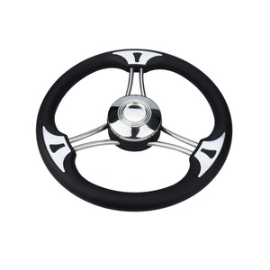 Volante de Espuma de Acero Inoxidable Personalizado de 13.5 Pulgadas para Uso Marino en Yates, Número de Pieza 9989SB, Comercio Electrónico Transfronterizo - Product Image 1