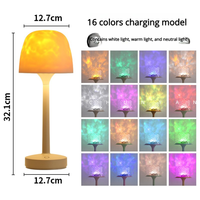 Lampe de projection Lampe de table à ondulations d'eau sur pied Lampe de projection LED avec télécommande Cadeau romantique et intéressant pour l'intérieur
