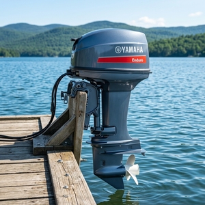 New 40HP 2 Stroke Outboard Engine with Remote Control Start for Marine Boat Retrofit/Upgrade - Product Image 2