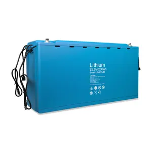 तेजी से वितरण LiFePO4 सेल बैटरी सुरक्षित और विश्वसनीय 10~20Ah 200Ah 24V 24 वोल्ट LiFePO4 बैटरी ब्लूटूथ के साथ