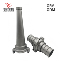 Lance d'incendie en aluminium DN50, norme GOST russe, 1,6 MPa, jet droit, type SVP, pour Brigade incendie CIS, OEM, durable, portée de jet 25 m