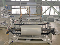 Machine de fabrication de sacs de courrier polyvalents CW800SBD+DHL à scellage latéral, adhésif thermofusible simple ou double ligne, pour DHL UPS