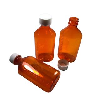 Botol Obat PET Amber 4oz, Wadah Sirup Batuk, Botol Plastik Cairan Obat Oral untuk Kapsul - Product Image 6