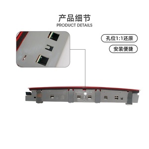 อะไหล่2038200156 Mercedes-Benz C-Class ไฟเบรกติดตั้งสูง W203 ABS - Product Image 3