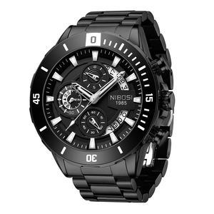 <span class=keywords><strong>Montre</strong></span>-bracelet à quartz NIBOSI 2592 pour homme, avec affichage de la semaine et de la date, bracelet en maille, boîtier en alliage, style décontracté et tendance pour <span class=keywords><strong>garçon</strong></span>. - Product Image 5