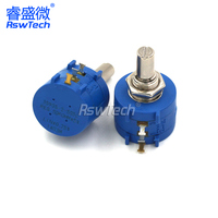 Potentiomètre multitours de précision série 3590S-2-50K503, 10 tours réglables, comptage des tours, bouton rotatif