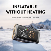 Compresseur d'air portable sans fil avec écran LCD de pression précise 150 PSI pour pneus de voitures, vélos, motos et ballons