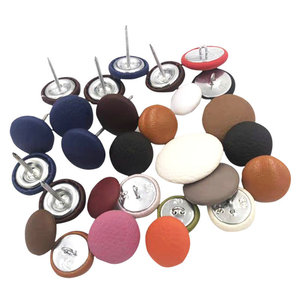 Boutons décoratifs en cuir Luye Hardware pour canapé, 4 trous, rembourrage souple, pour manteau, canapé-lit - Product Image 2