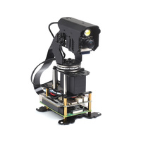 Module de caméra panoramique et inclinable à 2 axes, rotation omnidirectionnelle flexible à 360°, compatible Raspberry PI 4B/5